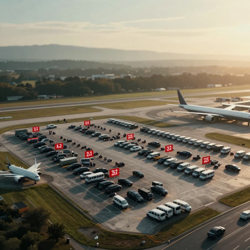What drives the high cost of long-term airport parking?