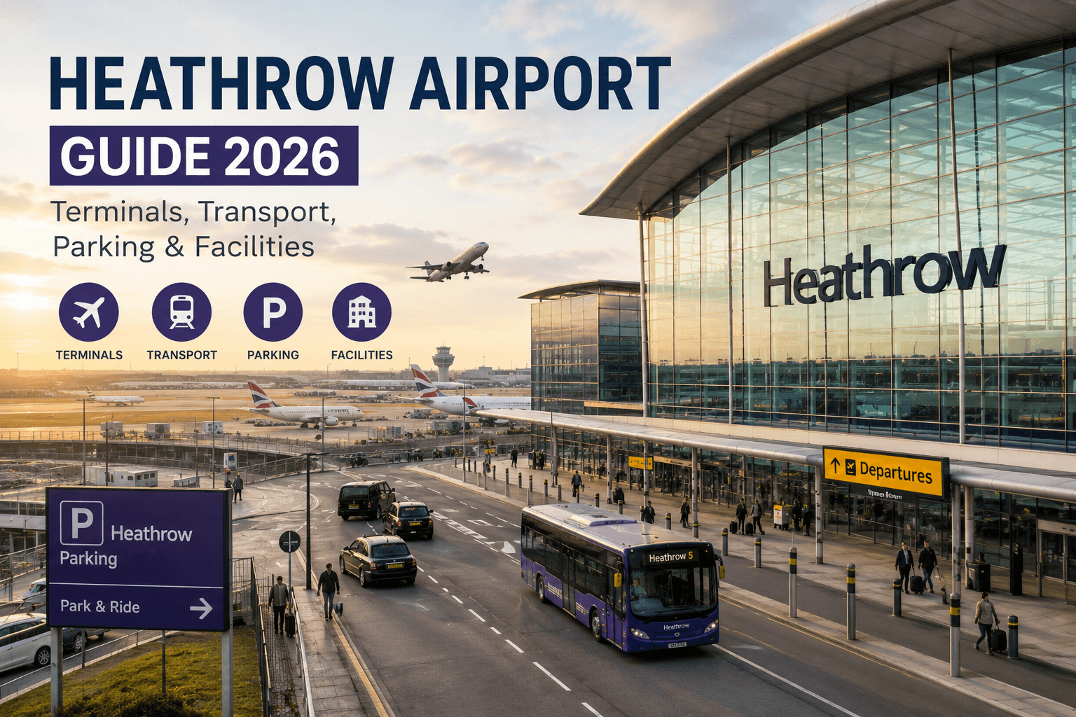 Heathrow Airport Guide 2026: Terminals, Transport, Parking & Facilities 