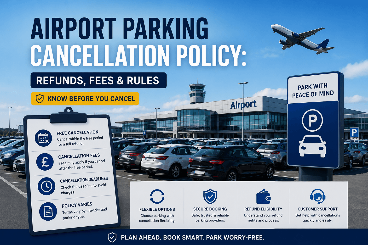 Airport Parking Cancellation Policy: Refunds, Fees & Rules