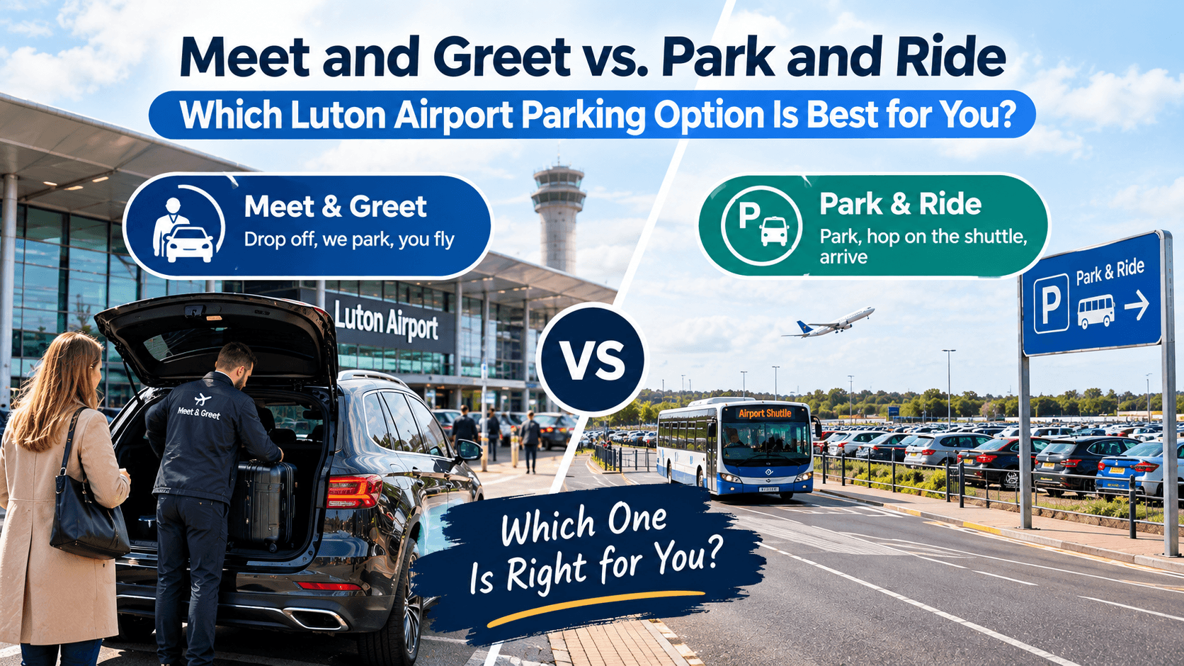 Meet and Greet vs. Park and Ride: Which Luton Airport Parking Option is Best for You?